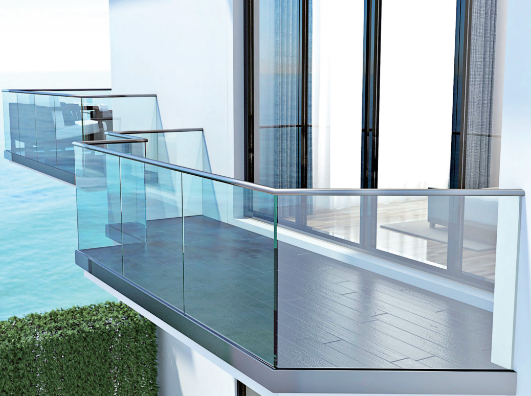 無框玻璃欄桿：現(xiàn)代建筑的透明美學(xué)與安全守護者