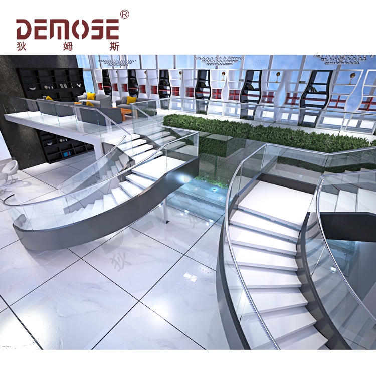 荷蘭客戶(hù)餐廳弧形樓梯