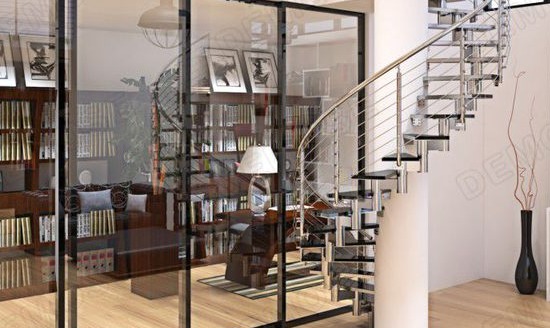 設(shè)計(jì)鋼結(jié)構(gòu)旋轉(zhuǎn)樓梯時(shí)尺寸如何擬定？