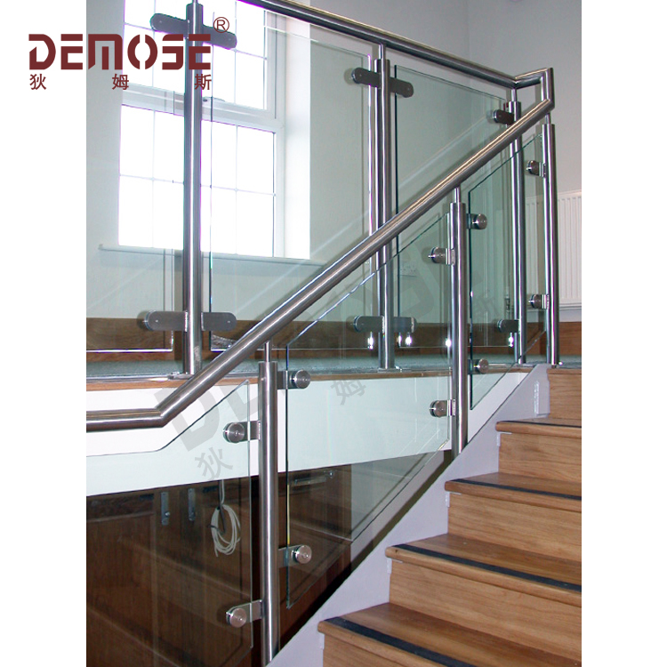 DMS-B2166 不銹鋼玻璃樓梯扶手