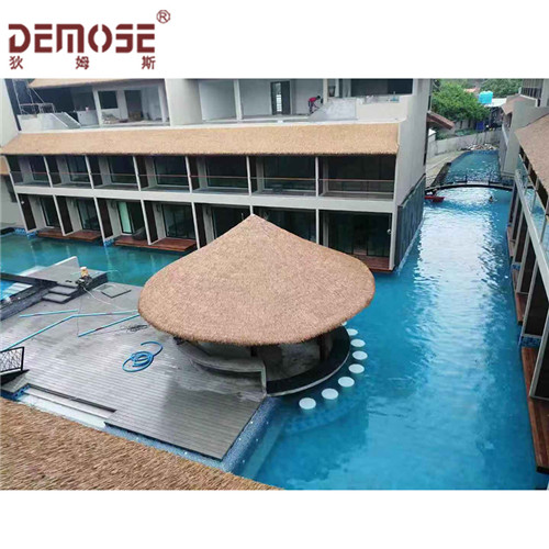 泰國(guó)利普島特色酒店玻璃欄桿工程