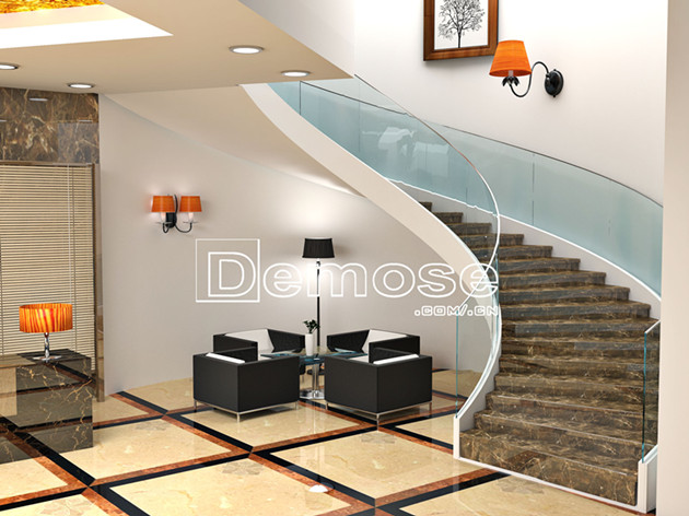 大理石玻璃樓梯