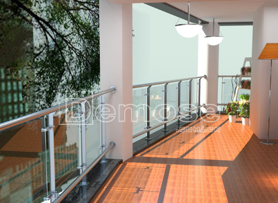 不銹鋼玻璃欄桿在室內和室外的適用性