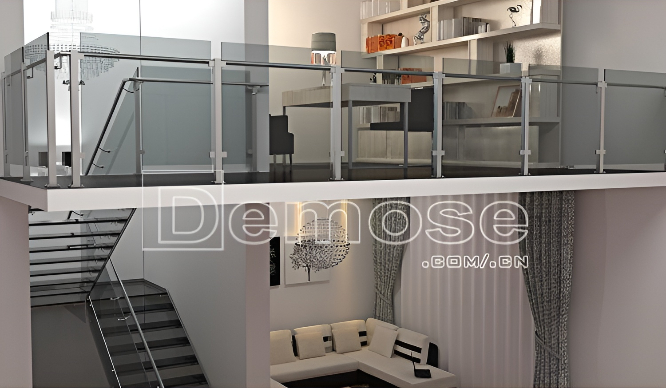 不銹鋼玻璃欄桿圖片 不銹鋼玻璃欄桿圖片