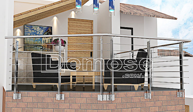 不銹鋼陽臺(tái)欄桿圖片 不銹鋼陽臺(tái)欄桿圖片