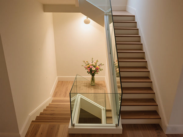 帶玻璃面板的樓梯:現(xiàn)代空間的通透美學(xué)與安全設(shè)計(jì)