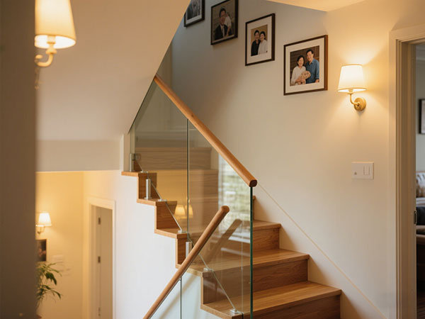 帶玻璃面板的樓梯:現(xiàn)代空間的通透美學(xué)與安全設(shè)計(jì)