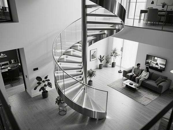 螺旋樓梯:優(yōu)雅旋轉(zhuǎn)中的安全與設(shè)計挑戰(zhàn)