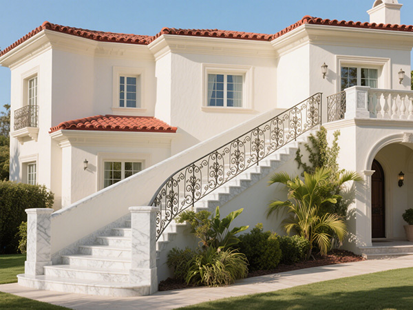 ?別墅露天樓梯定制指南：狄姆斯為您打造戶外藝術(shù)階梯?