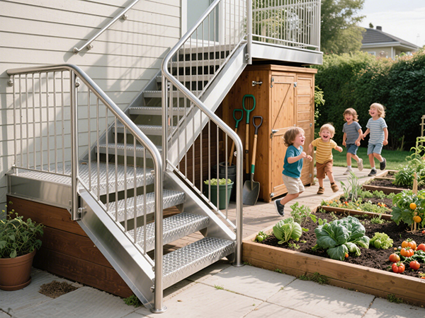 不銹鋼樓梯欄桿