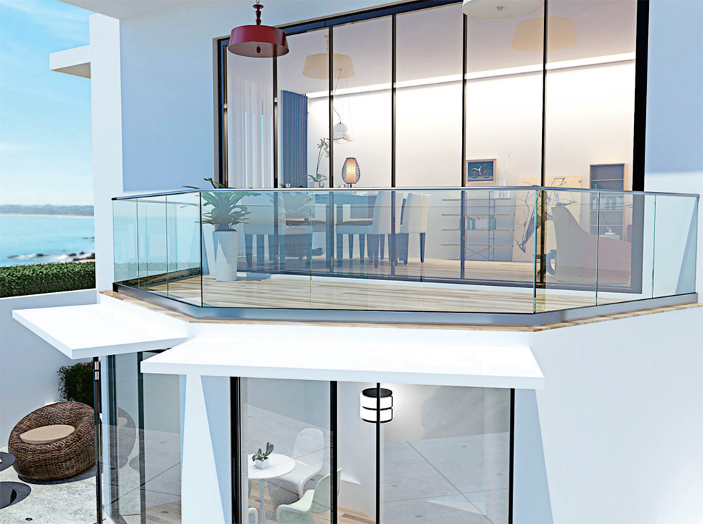 無(wú)框玻璃欄桿解鎖空間通透之境的密鑰